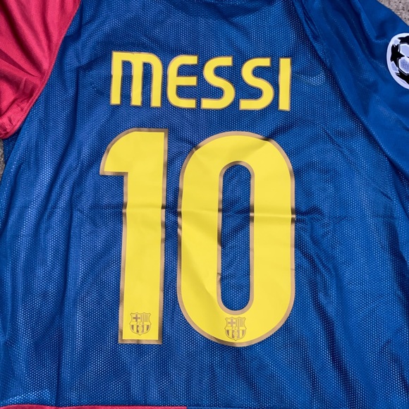 Barcelona Messi 10 Retro CHAMPION LEAGUE - Picture 3 of 5